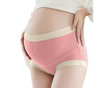 Generisch Sous-vêtement de grossesse extensible sans couture avec taille - Maintien optimal pour les semaines de grossesse du début à la fin du stade., Rose, 4XL