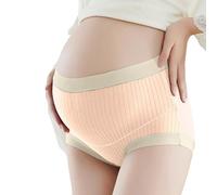 Generisch Sous-vêtement de grossesse extensible sans couture avec taille - Maintien optimal pour les semaines de grossesse du début à la fin du stade., beige, 4XL