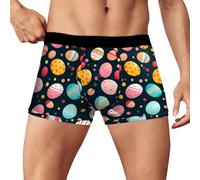 Generisch Sous-vêtement pour homme avec technologie d'impression 3D respirante pour un look moderne, bleu ciel, XXL