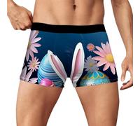 Generisch Sous-vêtement pour homme avec technologie d'impression numérique 3D respirante pour un look moderne, bleu ciel, 3XL