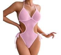 Generisch Sous-vêtements Femme Sexy Lingerie Sexy Lingerie Sexy Erotique Amusant Robe Slim Fit Transparent Bondage Bralette Transparent Dentelle Dentelle Ensemble de Sous-vêtements avec Accessoires