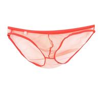 Generisch Sous-vêtements pour homme pour un confort quotidien avec coupe ample en tissu doux élégant et polyvalent, idéal pour l'été, lavable en machine dans un design de couleur pure, Orange, XXL