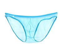 Generisch Sous-vêtements pour homme pour un confort quotidien avec coupe ample en tissu doux élégant et polyvalent, idéal pour l'été, lavable en machine dans un design de couleur pure, bleu ciel, XL