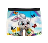 Generisch Sous-vêtements professionnels pour homme avec rembourrage en forme de fesses pour un soutien optimal, bleu ciel, L