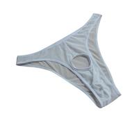 Generisch Sous-vêtements sans coutures pour femme comme bikini découpé, tissu grenadine léger pour séduire, Blanc., taille unique