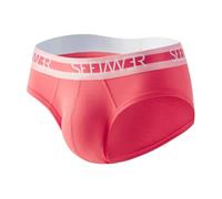 Generisch Sous-vêtements triangulaires respirants pour homme avec absorption de la transpiration 2025 - Léger à porter pour un confort quotidien - Liberté de mouvement, rouge, XL