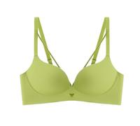 Generisch Soutien-gorge 3/4 en acier pour femme, sous-vêtements français avec encolure en forme de U, dos ouvert pour un beau look d'été, vert, S