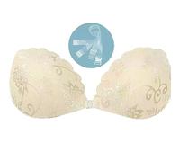 Generisch Soutien-gorge adhésif push-up sans bretelles soutien-gorge adhésif soutien-gorge dos nu soutien-gorge dentelle réutilisable cache-tétons pour vêtements dos nu maillot de bain robe de mariée