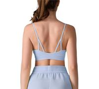Generisch Soutien-gorge de yoga haute performance avec design élégant dans le dos pour un entraînement intensif et des exercices de fitness dynamiques, bleu ciel, S