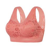 Generisch Soutien-Gorge Femme Été Soie Glacée Sans Couture Beauté Dos Raffermissant Ensemble Sans Anneau en Acier Soutien-gorge Essuyage Sous-vêtements Dentelle Femmes Gousset de Poitrine Gilet de