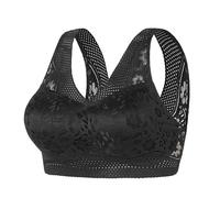 Generisch Soutien-Gorge Femme Été Soie Glacée Sans Couture Beauté Dos Raffermissant Ensemble Sans Anneau en Acier Soutien-gorge Essuyage Sous-vêtements Dentelle Femmes Gousset de Poitrine Gilet de