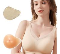 Generisch Soutien-gorge postal tendance pour femme pour le cancer du sein. Prothèse en silicone. Design élégant et confortable pour toutes les saisons., beige, XL