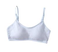 Generisch Soutien-gorge pour étudiant avec bonnets fixes et coussinets de poitrine pour courir, bleu, 7-18years