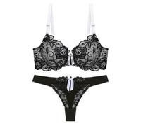 Generisch Soutien-gorge tendance pour femme - Respirant - Absorbe la transpiration - Ajustement de la lumière - Sous-vêtements, Noir , 100B