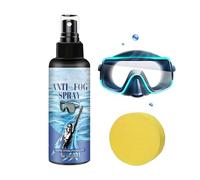 Generisch Spray anti-buée pour lunettes de natation - Spray anti-buée pour champ de vision - 100 ml - Solution hydrophobe pour débutants et adolescents