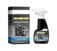 Generisch Spray brillant pour pneus - 120 ml - Soin et conditionneur - Soin des jantes non gras pour pneus de voiture, camion, moto, SUV avec effet longue durée