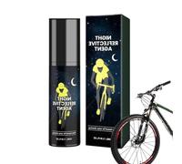 Generisch Spray réfléchissant de nuit 100 ml pour l'extérieur, peinture réfléchissante 100 ml dans l'obscurité pour vélos, peinture réfléchissante pour vêtements