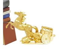 Generisch Statue de cheval chinois de l'année | 2026 Souvenir traditionnel, statue en résine pour l'année chinoise du cheval | Décoration pour salon, bibliothèque, table à manger, idée