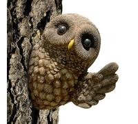 Generisch Statue de, Figurine de Chouette, Ailes ondulées décoratives, Art de Cour, décoration de Jardin en extérieur, décoration de Table Moderne, Figurines de Collection pour la Maison