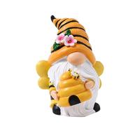 Generisch Statue de nain de jardin, figurines de jardin statue nain | Nain d'abeilles de jardin, décorations de printemps portables, sculpture pour salon, cour, jardin, figurine de nain d'abeille, G