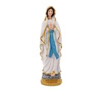 Generisch Statues de la Bienheureuse Marie - Statue catholique de Vierge en résine - 29 cm - Décoration artisanale pour balcon, jardin, couloir, entrée, appartement, chambre