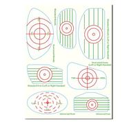 Generisch Strike Tape Golf - Étiquettes de swing Accuracy Tape 7 en 1, autocollants d'analyse de cohérence de cohérence, équipement d'entraînement utile, améliore la précision et la distance de golf