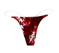 Generisch String d'Halloween pour femme avec taches de sang effrayantes pour des nuits inoubliables des expériences extraordinaires, Noir , L