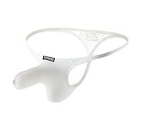 Generisch String pour homme - Micro String - Vêtement de nuit Jockstrap - Taille basse - Culotte unie - Pantalon de course transparent - Short de plage Sheer avec joint torique - Stretch - String sexy