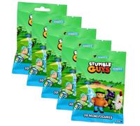 Generisch Stumble Guys Lot de 5 figurines 3D à collectionner Série 2 Chrome Crystal