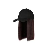 Generisch Style de cheveux - Perruque de baseball - Cheveux longs - Réglable - Bonnet droit - Perruque pour enfant, b, taille unique