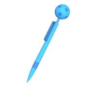 Generisch Stylo à bille de décompression de sport - 0,5 mm - Encre gel noire - Motif basket-ball et baseball - Joli stylo à bille rétractable pour étudiants - 0,25 ml (B, taille unique)