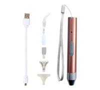 Generisch Stylo à strass - Stylo à strass avec éclairage LED - Article de bricolage fait à la main pour la décoration de téléphone portable - Stylo à pointiller, bijoux, manucure, ongles