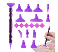 Generisch Stylo de peinture en strass | Fournitures de bricolage avec pointe filetée | Stylos à strass pour femmes, adultes, débutants, professionnels, amateurs, enseignants et activités familiales