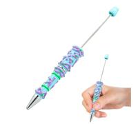 Generisch Stylos à bille en forme de boule avec perles, fournitures scolaires et accessoires de bricolage pour la fabrication de bijoux, enseignants, écoliers, salle de classe, maison, anniversaire