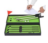 Generisch Stylos amusants pour adultes - Coffret cadeau de golf, cadeaux de golf pour hommes, lot de 3 stylos de balle de golf, cadeau pour les amateurs de golf, cadeaux amusants, mini cadeaux