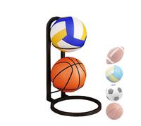 Generisch Support de basket-ball, support de basket-ball, support de présentation de volley-ball, support de rangement multicouche, pour chambre à coucher, salon, garage