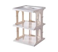 Generisch , Support de baskets pliable à plusieurs étages avec grande capacité | pour chambre à coucher, salon, chambre d'étudiant, salle de bain, caravane, balcon, entrée, appartement