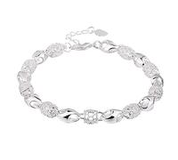 Generisch Support de bracelet bracelet bracelet poignet bracelet fille supplémentaire cadeaux de Noël de style plaqué argent 925 pour femme grotte bracelet pour petite amie, taille unique, Métal, No