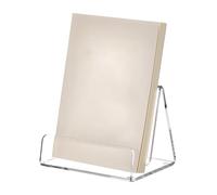 Generisch Support de brochures - Organiseur de bureau transparent - En acrylique - Présentoir de présentation pour brochures - Pour feuilles pliées en trois parties, carnets, cartes postales, menus
