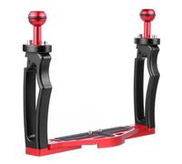 Generisch Support de caméra de plongée, support étanche pour appareil photo - Compartiment réglable et extensible - Poignée sous-marine - Support de tablette pour appareil photo