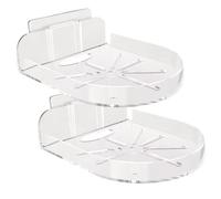 Generisch Support de caméra - Lot de 2 supports pour moniteur de bébé - Étagère de rangement murale - Caméra de sécurité pour petits espaces intérieurs et extérieurs - Pour chambre d'enfant, chambre à