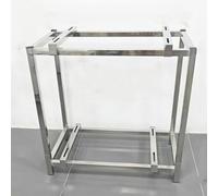 Generisch Support de climatisation unité extérieure, support de sol pour climatisation externe, support de sol réglable pour condensateurs 9 000 à 18 000 BTU, deux niveaux