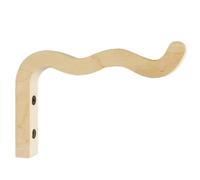 Generisch Support de en bois - Crochet mural ondulé en bois - Crochet de naturel pour murales, support de jardin rustique suspendu pour lanternes, support de fleurs, carillons