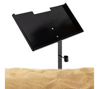 Generisch Support de marquage funéraire - Support commémoratif durable en métal | 30,5 x 15,2 cm pour jardin, cour et cimetière | Ne se décolore pas, montage facile, support de plaque robuste