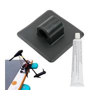 Generisch Support de moteur pour canoë | Support de bateau hors-bord, pince de rétroviseur pour hors-bord, pour pêche, randonnée, camping, lac, rivière, offshore, kayak, canoë, ponton