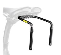 Generisch Support de sacoche de selle de vélo Stabilisateur de sacoche de selle en alliage d'aluminium Porte-bouteille d'eau pour vélo Stabilisateur anti-tremblement 15 x 12 x 10 cm