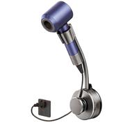 Generisch Support de sèche-cheveux - Support de coiffage rotatif flexible pour domestique | Bras en col de cygne en métal avec base à clip antidérapante, support d'angle réglable, organiseur de