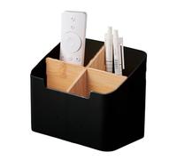Generisch Support de télécommande, panier de rangement pour télécommande, organiseur à 4 compartiments pour articles de papeterie et pinceaux de maquillage pour télécommande, stylo, cosmétiques