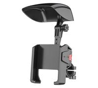 Generisch Support de téléphone de moto, support de téléphone pour guidon, support mobile rotatif, vue à 360° pour vélo de route et vélo électrique, poignée étanche anti-secousses pour conduite en