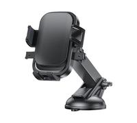 Generisch Support de téléphone de voiture à ventouse, 16 x 10 x 7,9 cm, support réglable, sûr et facile à installer, idéal pour voiture, smartphone, véhicule, voyage, couleur noire